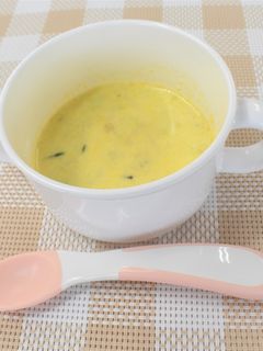 【離乳食中期以降】牛乳かぼちゃスープ-レシピのメイン写真