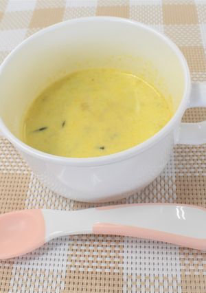 【離乳食中期以降】牛乳かぼちゃスープ-レシピのメイン写真