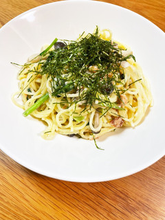 あっさり鮭フレーククリームパスタ-レシピのメイン写真