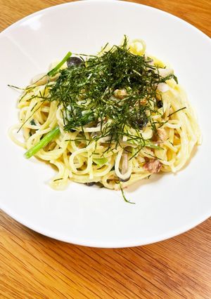 あっさり鮭フレーククリームパスタ-レシピのメイン写真