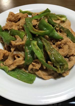 エバラ黄金の味で作る豚コマピーマン-レシピのメイン写真