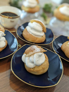 さつまいもクリーム♡Wシューアレンジ-レシピのメイン写真