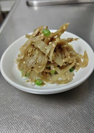 神食感♫　ピーラーきんぴらごぼう-レシピのメイン写真