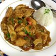 鶏ムネとエリンギのカレー煮♪