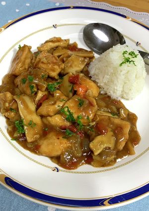 鶏ムネとエリンギのカレー煮♪-レシピのメイン写真