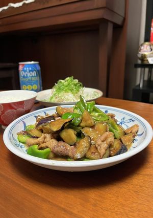 豚バラとなすの味噌ごま油炒め-レシピのメイン写真