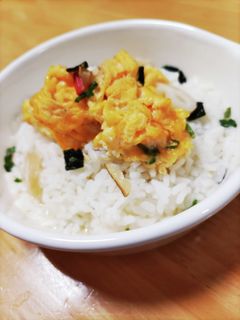 #お吸い物優しい味カニカマのネギ玉ご飯-レシピのメイン写真