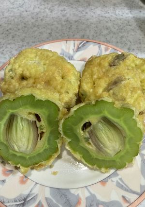 ゴーヤと茗荷のコラボ天ぷら-レシピのメイン写真