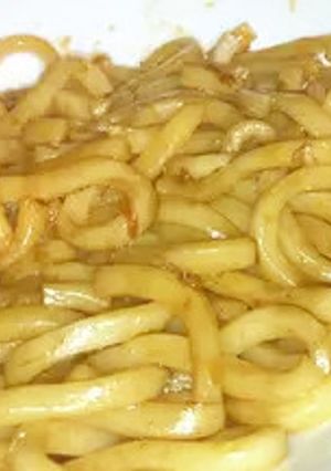 照り焼きうどん-レシピのメイン写真