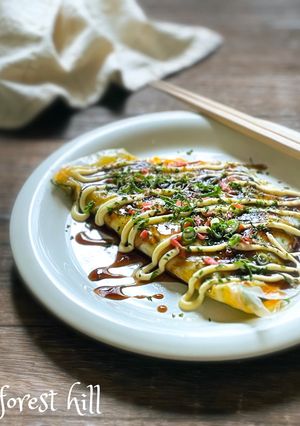 ライスペーパーdeネギ焼き-レシピのメイン写真