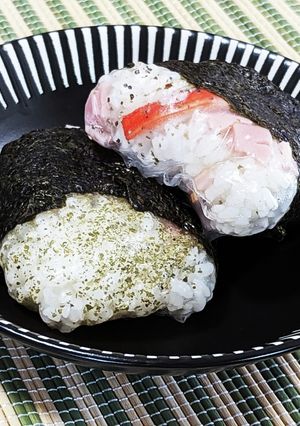 新感覚！もっちりライスペーパーおにぎり-レシピのメイン写真