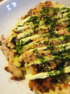 米粉お好み焼き●出汁入り豚玉チーズ-レシピのメイン写真