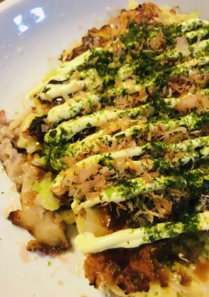 米粉お好み焼き●出汁入り豚玉チーズ-レシピのメイン写真
