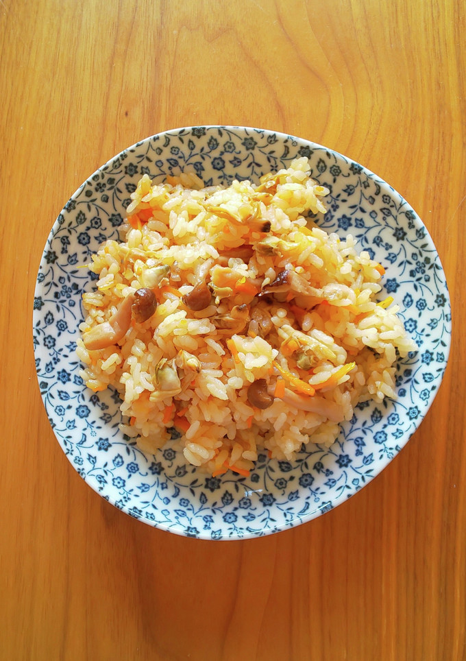浅利缶と茸で簡単♪秋の炊き込みご飯♪-レシピのメイン写真