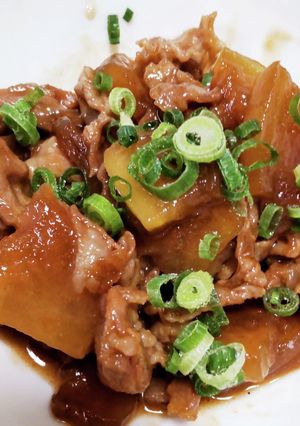 冬瓜と豚肉を炒めました♪生姜が効く！-レシピのメイン写真