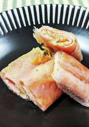 ワンパンでカリカリもち食感！ハムチーズ巻-レシピのメイン写真