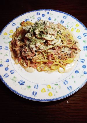 きのことベーコンのクリームパスタ-レシピのメイン写真