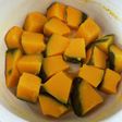 カボチャの出汁蒸し