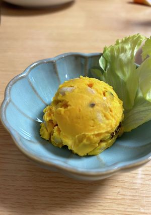 【副菜】かぼちゃと豆ミックスのサラダ-レシピのメイン写真