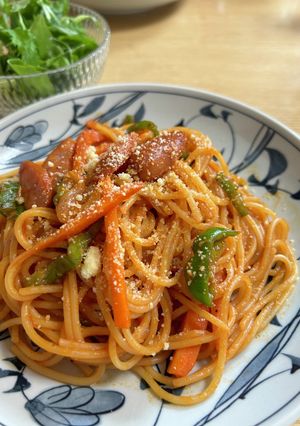 【パスタ】我が家のナポリタン-レシピのメイン写真