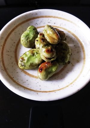 そら豆のソテーバジルソース☆-レシピのメイン写真