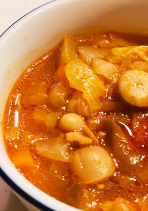 カボチャのミネストローネ-レシピのメイン写真