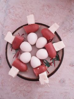 簡単★卵とウインナーとチーズのピンチョス-レシピのメイン写真