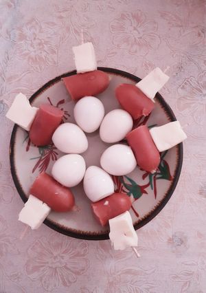 簡単★卵とウインナーとチーズのピンチョス-レシピのメイン写真