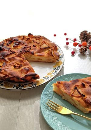 おばちゃんのりんごとヨーグルトのケーキ-レシピのメイン写真