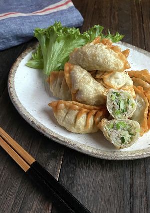 揚げマンドゥ(韓国餃子風)-レシピのメイン写真
