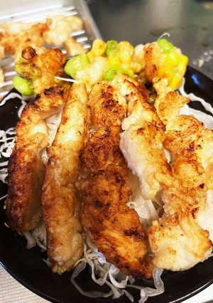 ササミフライスティック丼-レシピのメイン写真