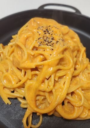 材料3つ!牛乳でクリームパスタ-レシピのメイン写真