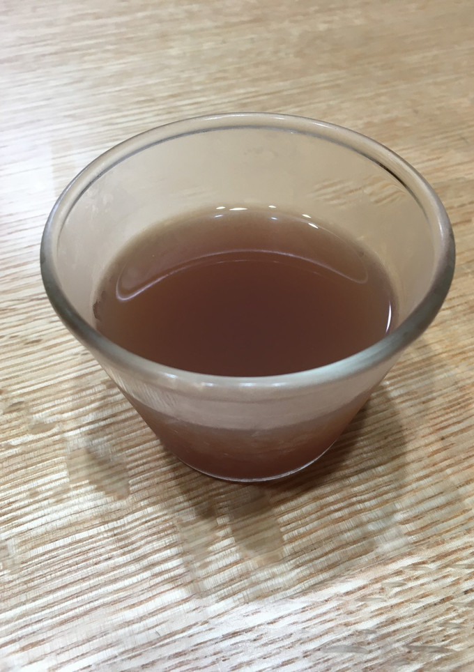 桃の皮と種を活用！桃紅茶ゼリー♪-レシピのメイン写真