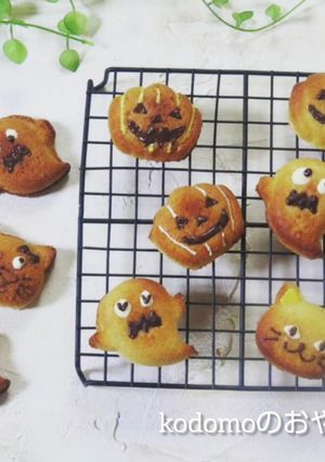砂糖不使用おやつ バターケーキハロウィン-レシピのメイン写真