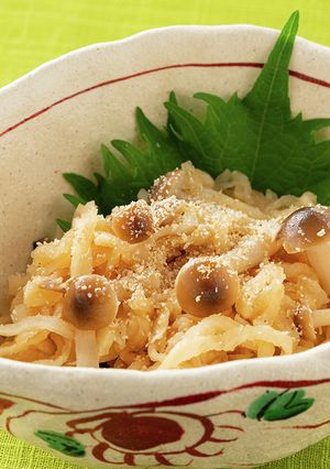 しめじと切り干し大根のごまポン酢和え-レシピのメイン写真