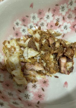 キャベツ　カレーソースケチャップオガタ風-レシピのメイン写真