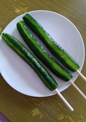 キュウリの1本漬！キュウリ丸かじり-レシピのメイン写真