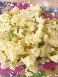 ポテトサラダ 具は野沢菜漬けの茎だけ-レシピのメイン写真