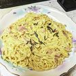フライパン2つで作る塩昆布カルボナーラ