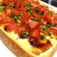 麻婆チーズ×トマトのトースト☆