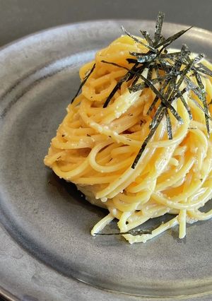 もちもちクリーミー【明太パスタ】-レシピのメイン写真