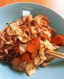 焼きそば粉末ソースで ソース焼き素麺
