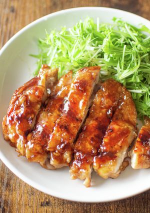 基本の味！甘辛パリパリ鶏もも照り焼き-レシピのメイン写真