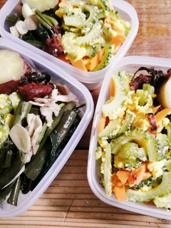朝ごはん弁当!卵とじチャンプルー-レシピのメイン写真