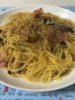 スパゲティ・茄子のペペロンチーノ-レシピのメイン写真