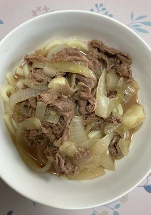 美味しい牛玉うどん-レシピのメイン写真