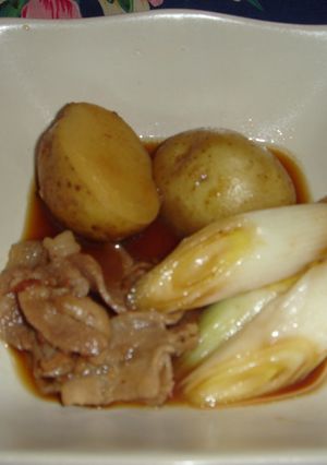 新じゃがと豚肉の煮物♪-レシピのメイン写真