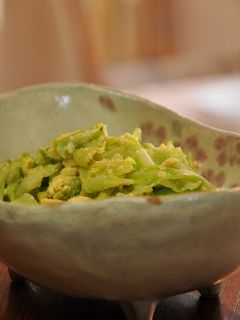 春キャベツの♬卵とじ-レシピのメイン写真