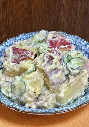 サツマイモと魚肉ソーセージのポテトサラダ-レシピのメイン写真