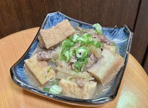 牛バラ切り落としと厚揚げの甘辛煮-レシピのメイン写真